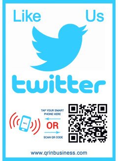 Follow Us on Twitter Sticker