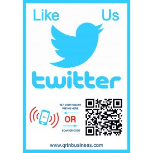 Follow Us on Twitter Sticker