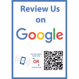 Review Us On Google Sticker